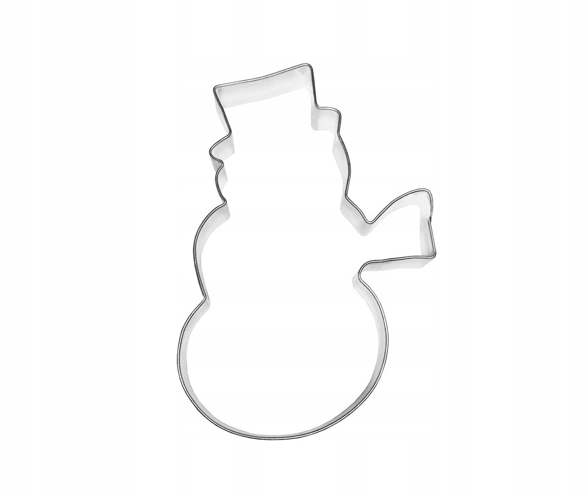 Sneeuwpop Grot Coekjesvorm 10,5cm - Metaal
