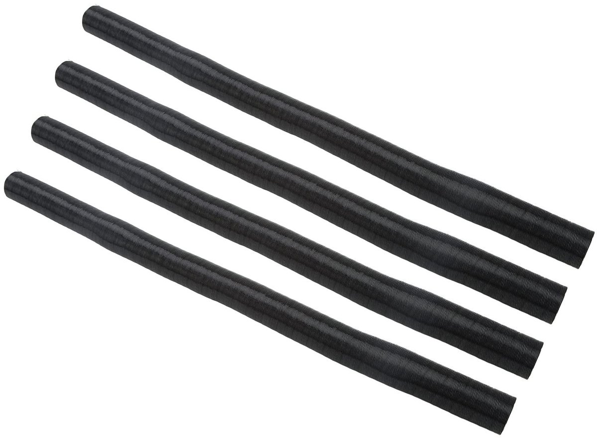 JHUBERS- Verwarmingsslang 42mm - 4 Stuks - Flexibele Pijp - Aluminiumpapier - Auto Luchtinlaat/Uitlaat - Lange Levensduur - Verwarmingspijp
