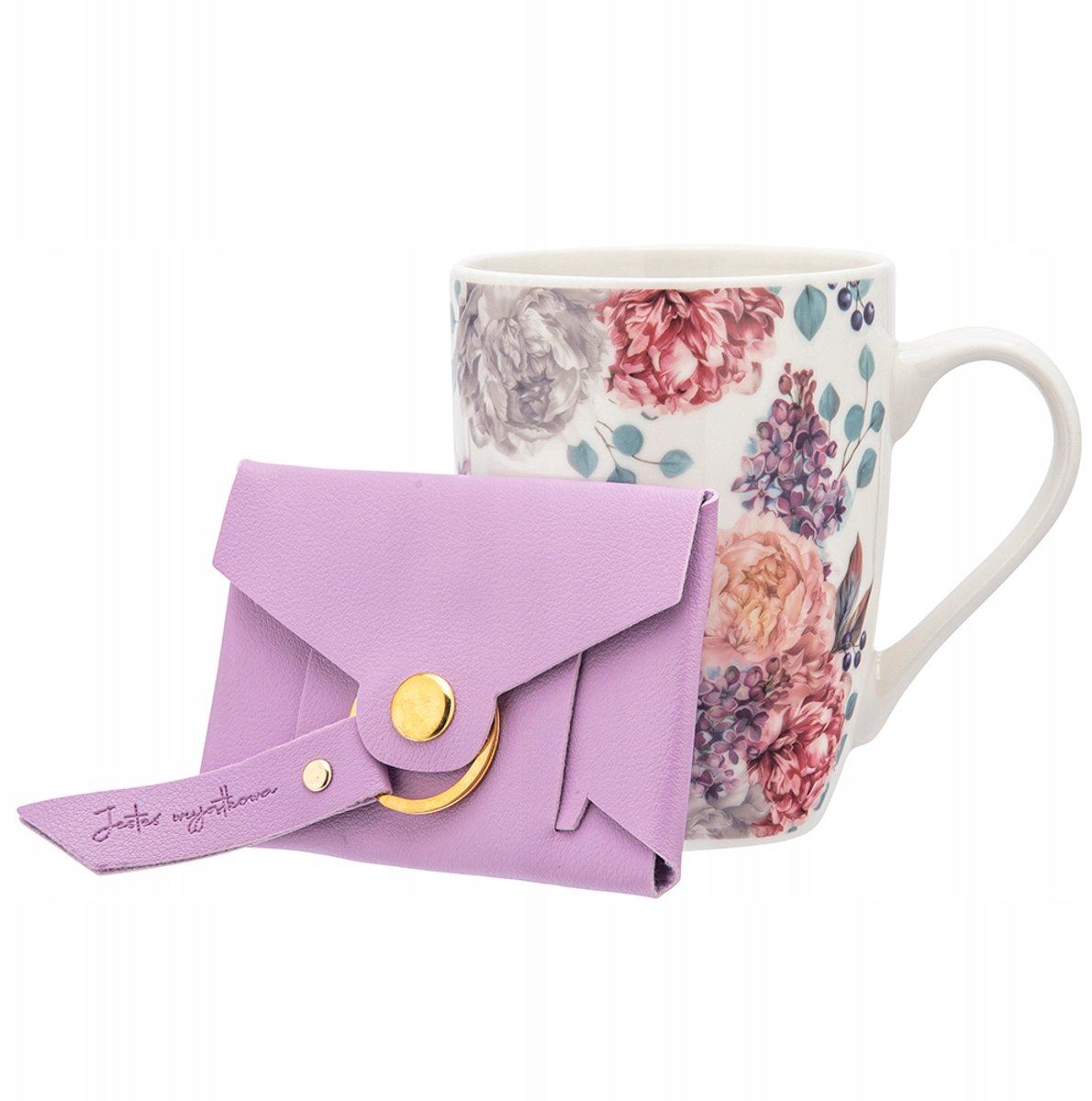 Porseleinen Mok met Portemonnee - Perfect Cadeau voor Moederdag & Valentijnsdag