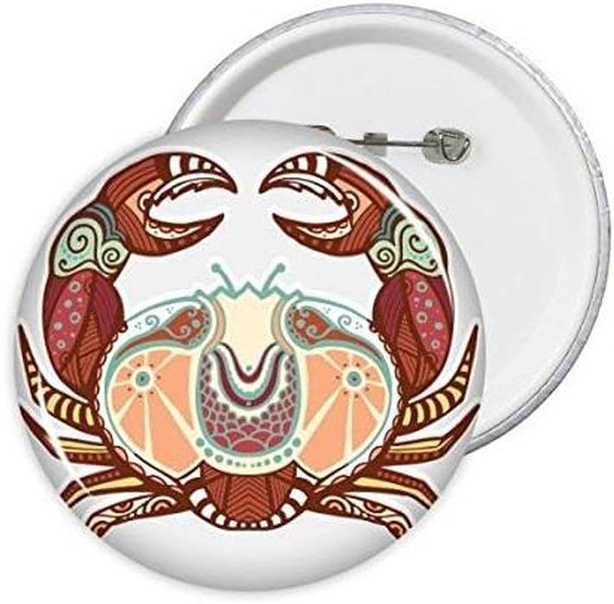 Ronde Pin Badges - Drukknop Spelden - Decoratieve Accessoires - Kras- en UV-bestendig - 5 Stuks XXL - Multi