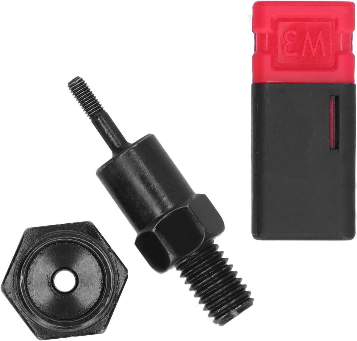 Reserve Mandrel - Klinknagel Tip - Gereedschap Reparatie - Corrosiebestendige Coating - M3 - Zwart