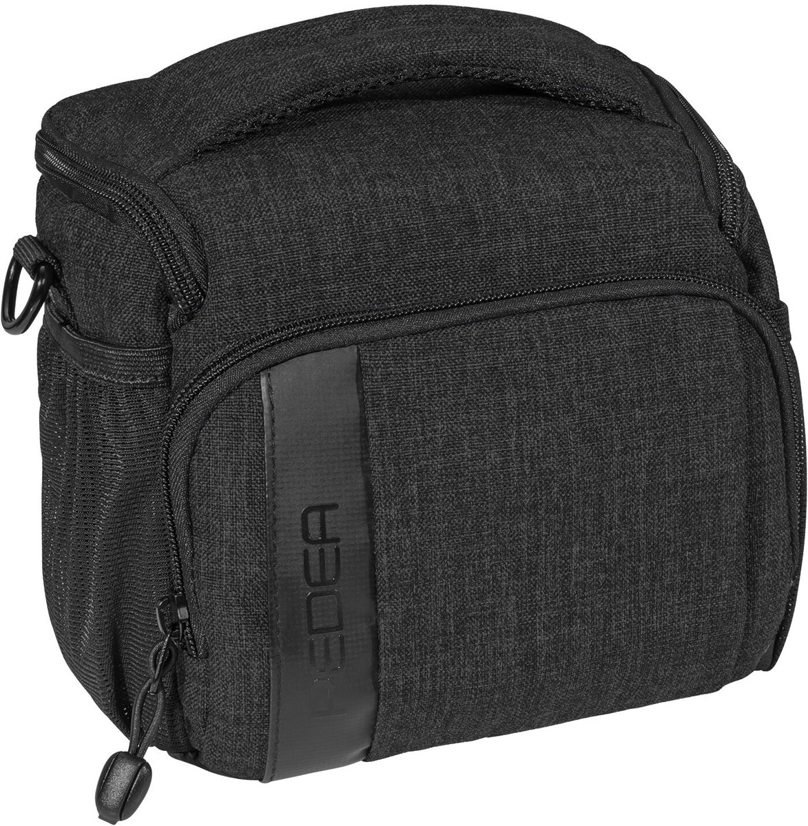 PEDEA Large Fashion Pro Black - Camera Tas Large + Reinigingsset