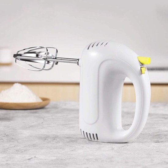 Handmixer Elektrisch - Keukenmixer Klopper - Beslag Maken - 5 Snelheden Krachtig - 150 Watt - Groen — afbeelding 2