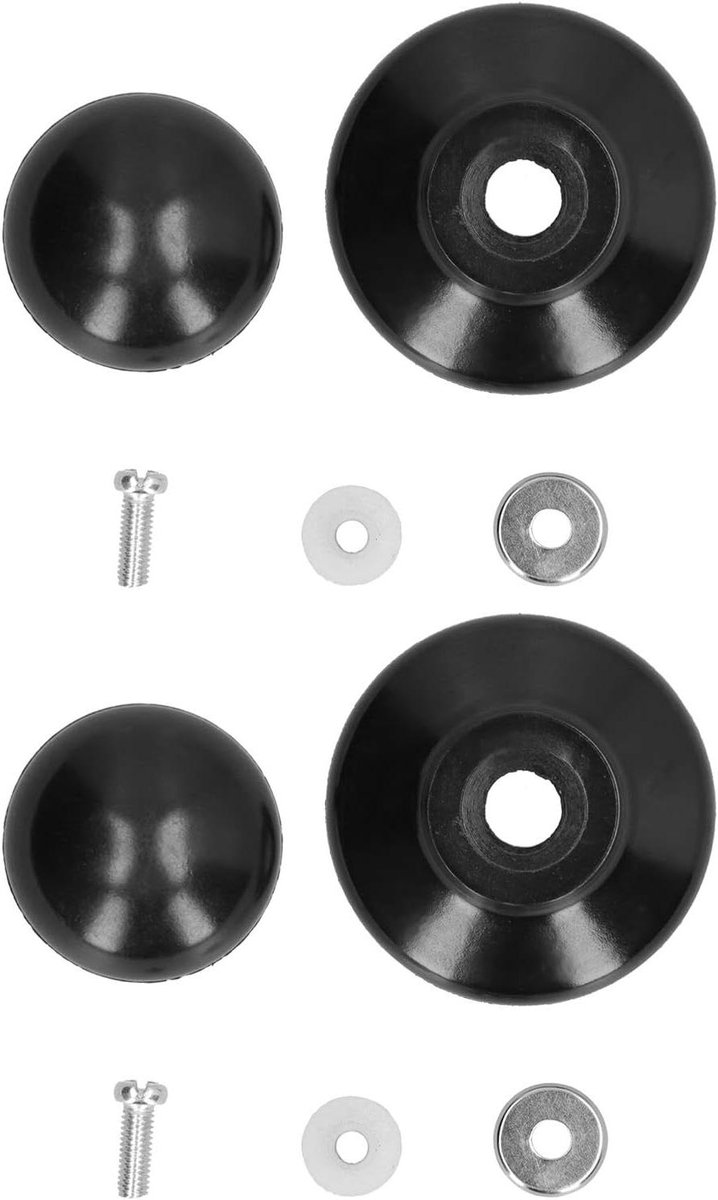 Deksel Knop - Kookgerei Handgreep - Keuken Reparatie - Hittebestendig Plastic - 6mm Gat -