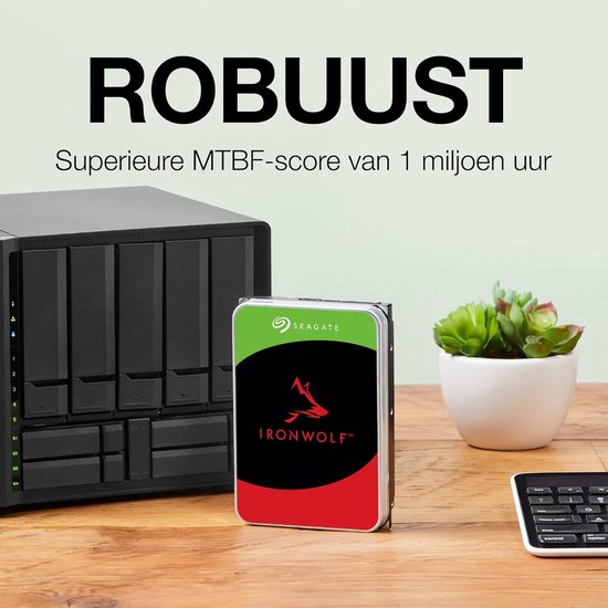 Interne Harde Schijf - Opslag Schijf - NAS Opslag - Geoptimaliseerd voor NAS - 4 TB - Grijs — afbeelding 4