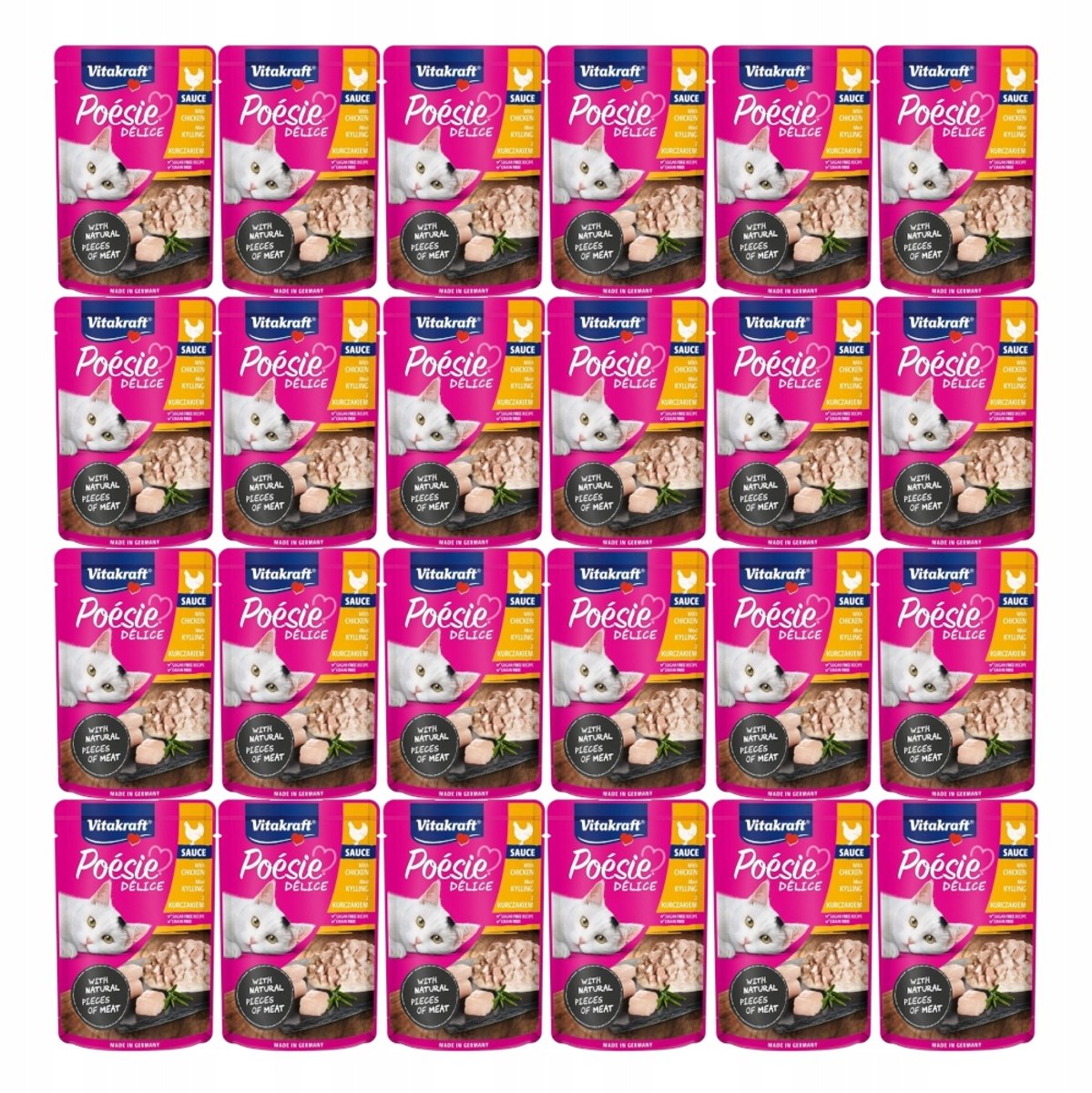 Vitakraft Vitakraft Poesie Delice - Katten Natvoer - Kurkuma - 24x85g