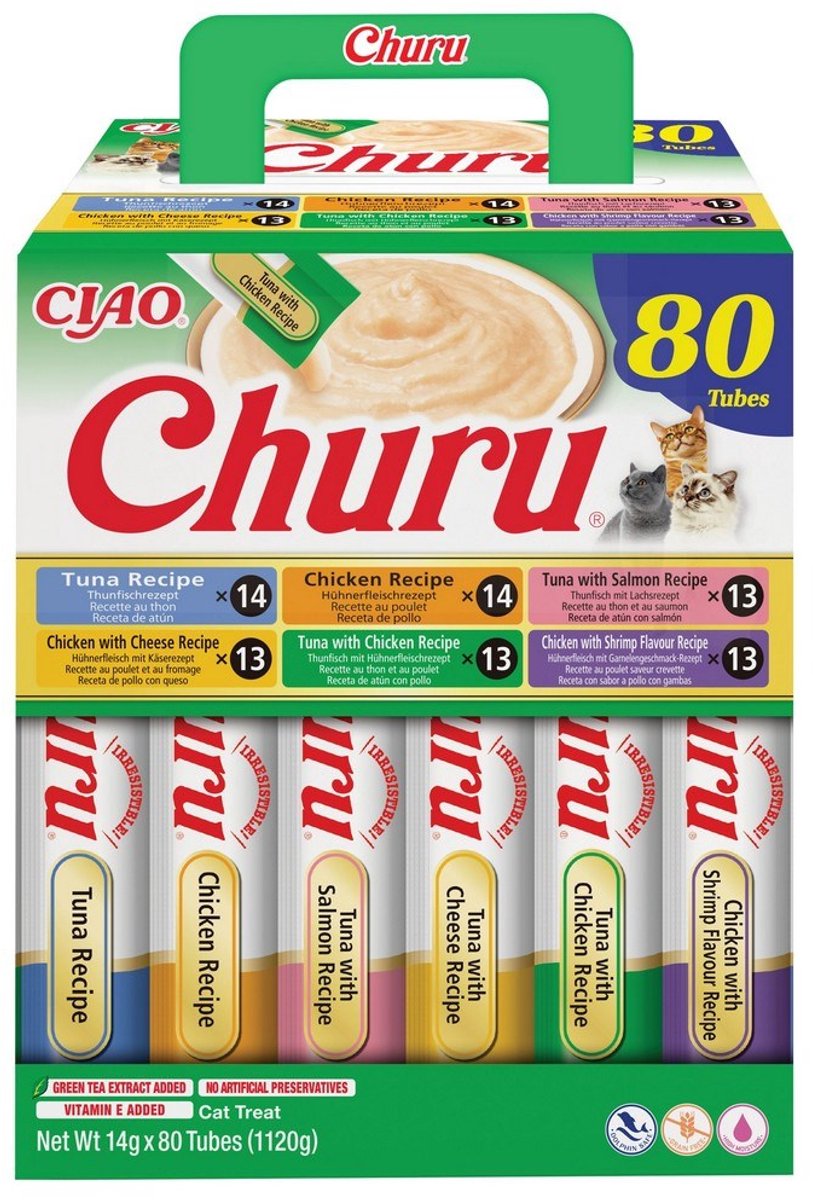 Inaba Churu - Pasta voor Katten - Kip en Tonijn - Natuurlijke Ingrediënten