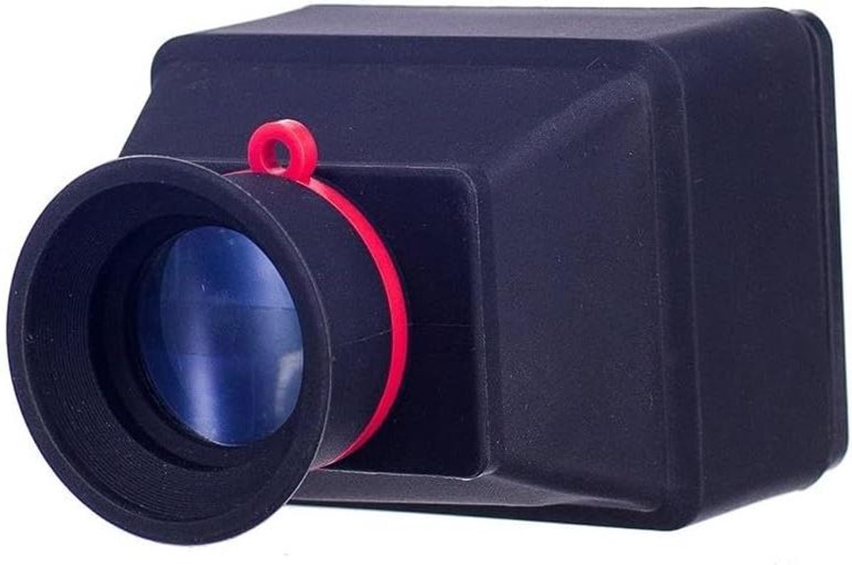 Camera Zoeker Vergrootglas - Zoeker Vergroter - Betere Foto's Maken - Geïntegreerde Zonneklep - 32x Vergroting - Zwart