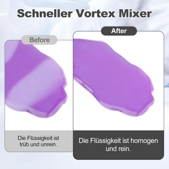 Laboratorium Mixer - Mengapparaat - Vloeistoffen Mengen - Compact Ontwerp - Niet Gespecificeerd - Zilver — afbeelding 5