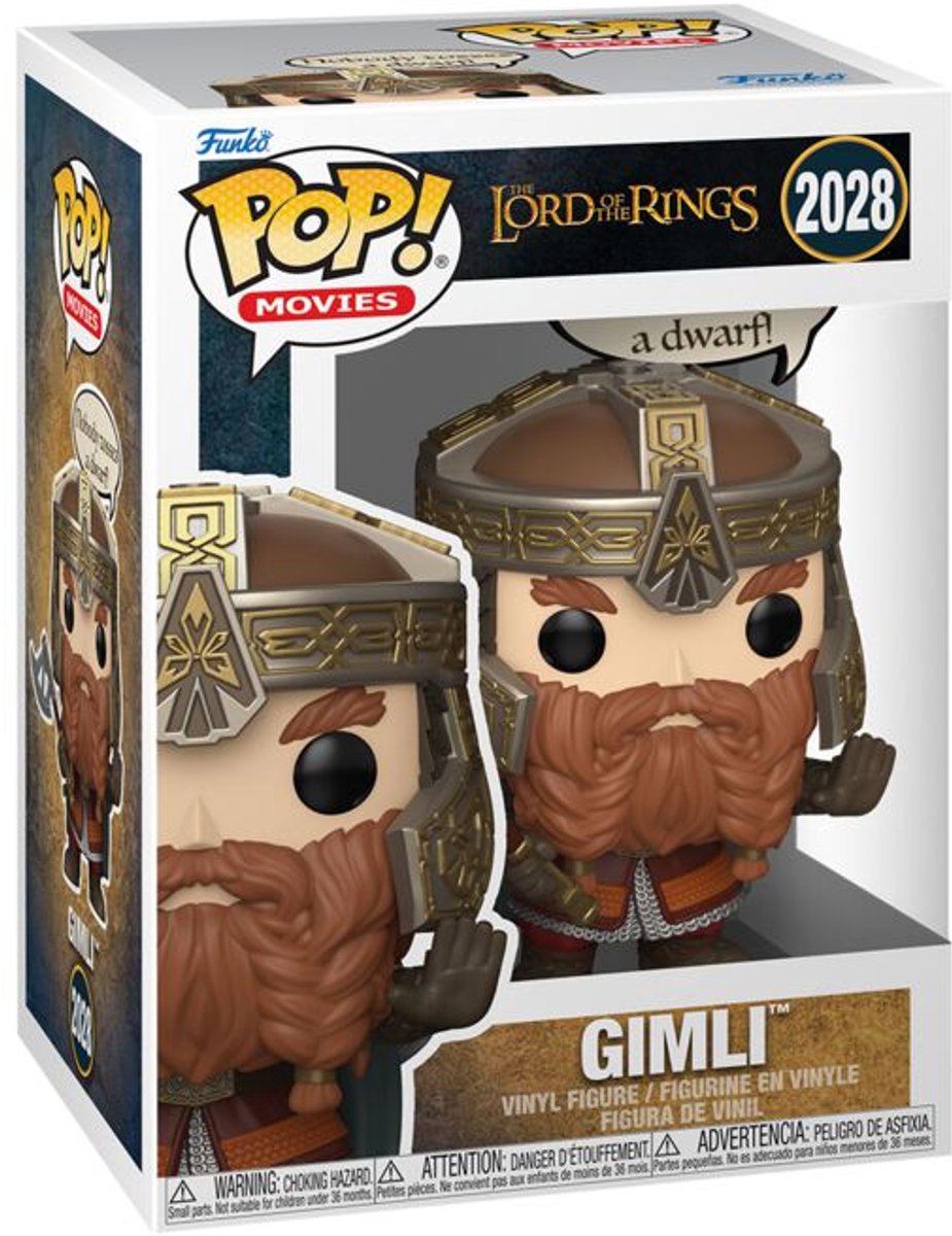 The Lord Of The Rings Gimli vinylfiguur 2028 Unisex Funko Pop! - Neutraal - Standard