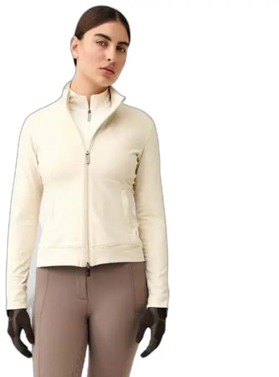 Damesfleece met rits PS of Sweden Oakley