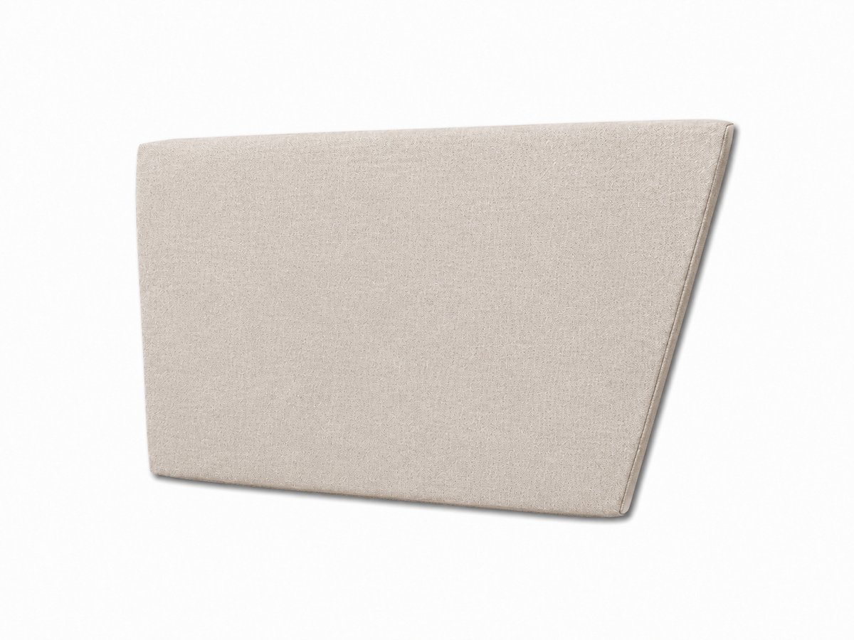 Paletten Hoekkussen Links Lichtbeige – Rugkussen voor Palletbank van Schuim – Tuinkussen voor Loungehoek, Balkon en Terras