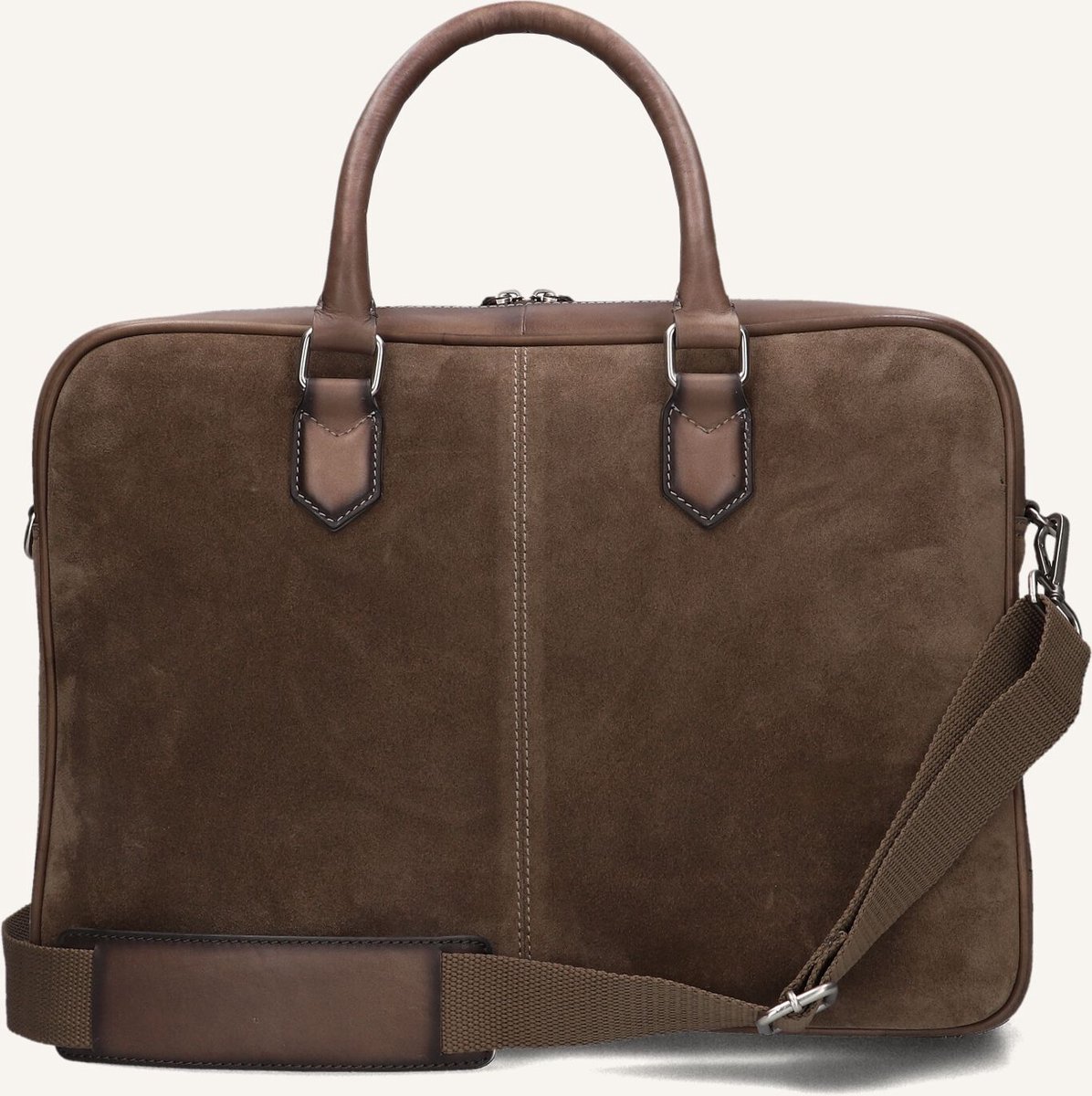 STEFANO LAURAN Sr177 Laptoptassen Heren - Bruin - Maat ONESIZE