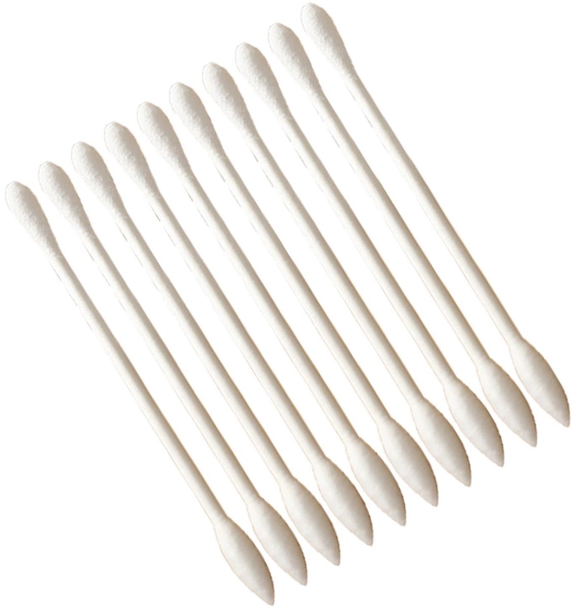Dailygoods - Wegwerp Wattenstaafjes - Dubbele Tip - Individueel Verpakt - Draagbaar voor Reizen - Zachte Make-up Applicator - Multifunctioneel