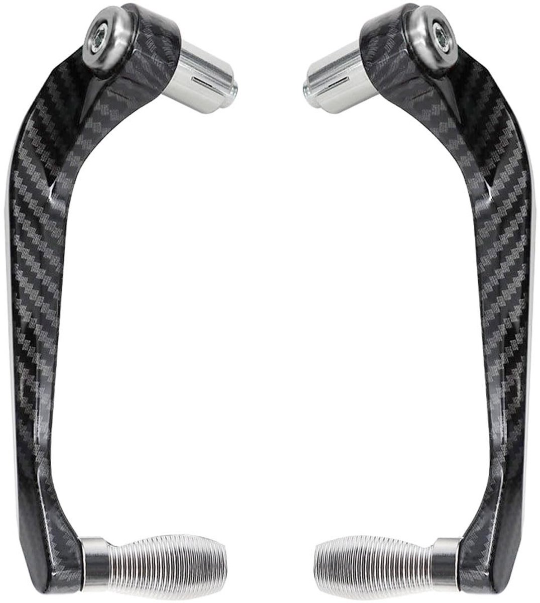 MTTproducts- Handbeschermers Skeeleren - Carbon Fiber/Aluminium Legering - 22mm Beugel - Stabiele/Duurzame Prestaties - Verbeterde Remprestaties - Bescherming tegen Handletsel