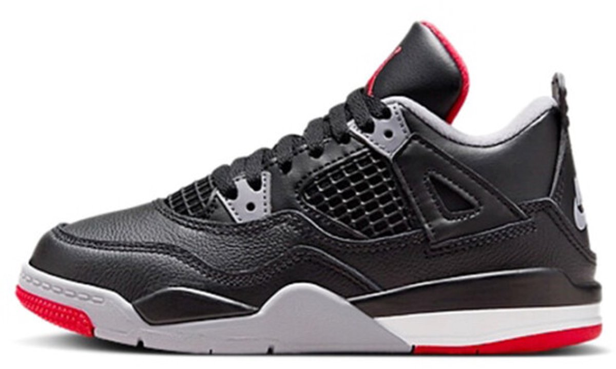 Air Jordan 4 Retro ‘Bred Reimagined’ PS . Wit