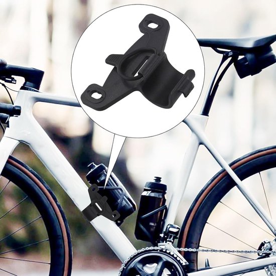 Fietspomphouder - Mini pomp houder - Fietsen - Robuust nylon - 20mm diameter - Zwart — afbeelding 2