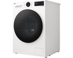 LG F4X5011TWB wasmachine 11 kg met AI DD voor betere stofverzorging, TurboWash360˚ voor snel en grondig wassen in ca. 39 min, Steam verwijdert allergenen en bacteriën, ThinQ slimme bediening en stille, duurzame Inverter Direct Drive. Energieklasse A