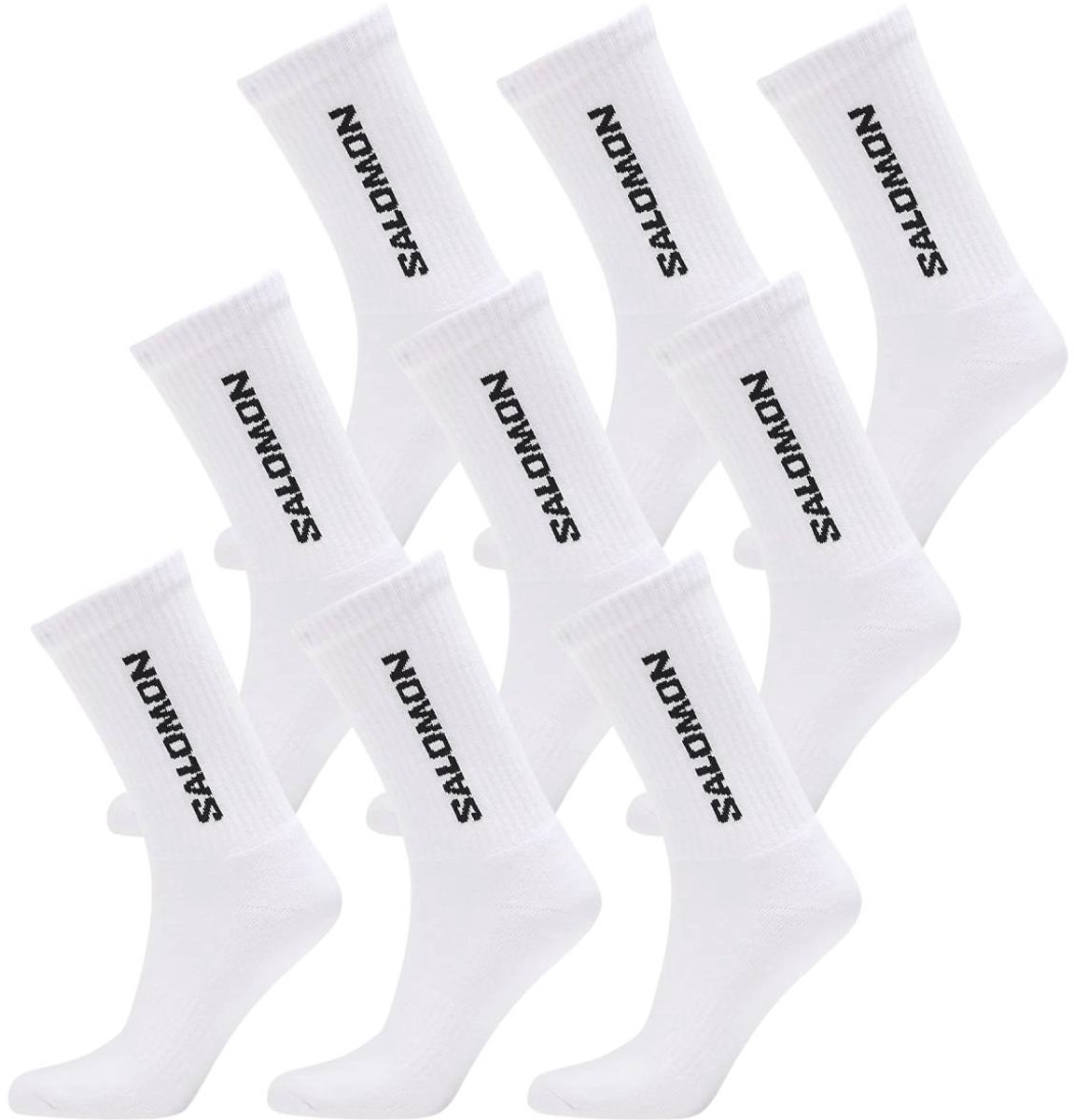 Salomon Everyday Crew Socks 9-Pack Sokken Wit