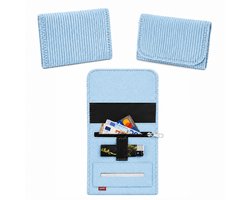 Champ Shag Etui - Tabak Etui - Ribstof - Medium - Blauw