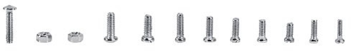 Store_9 - Zelftappende Schroeven - Schroeven Set - 600 Stuks - M1-M1.6 - Assortiment met Moeren - Ideaal voor Klussen - Metaal