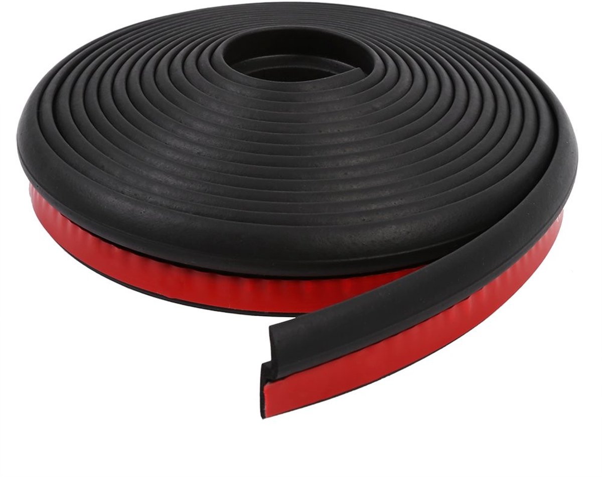 Golden crown - Auto Rubber Seal - Universele Deurrubber - Z-vorm - 4 Meter - Vocht- en Geluidsisolatie - Geschikt voor de meeste auto’s - Zwart