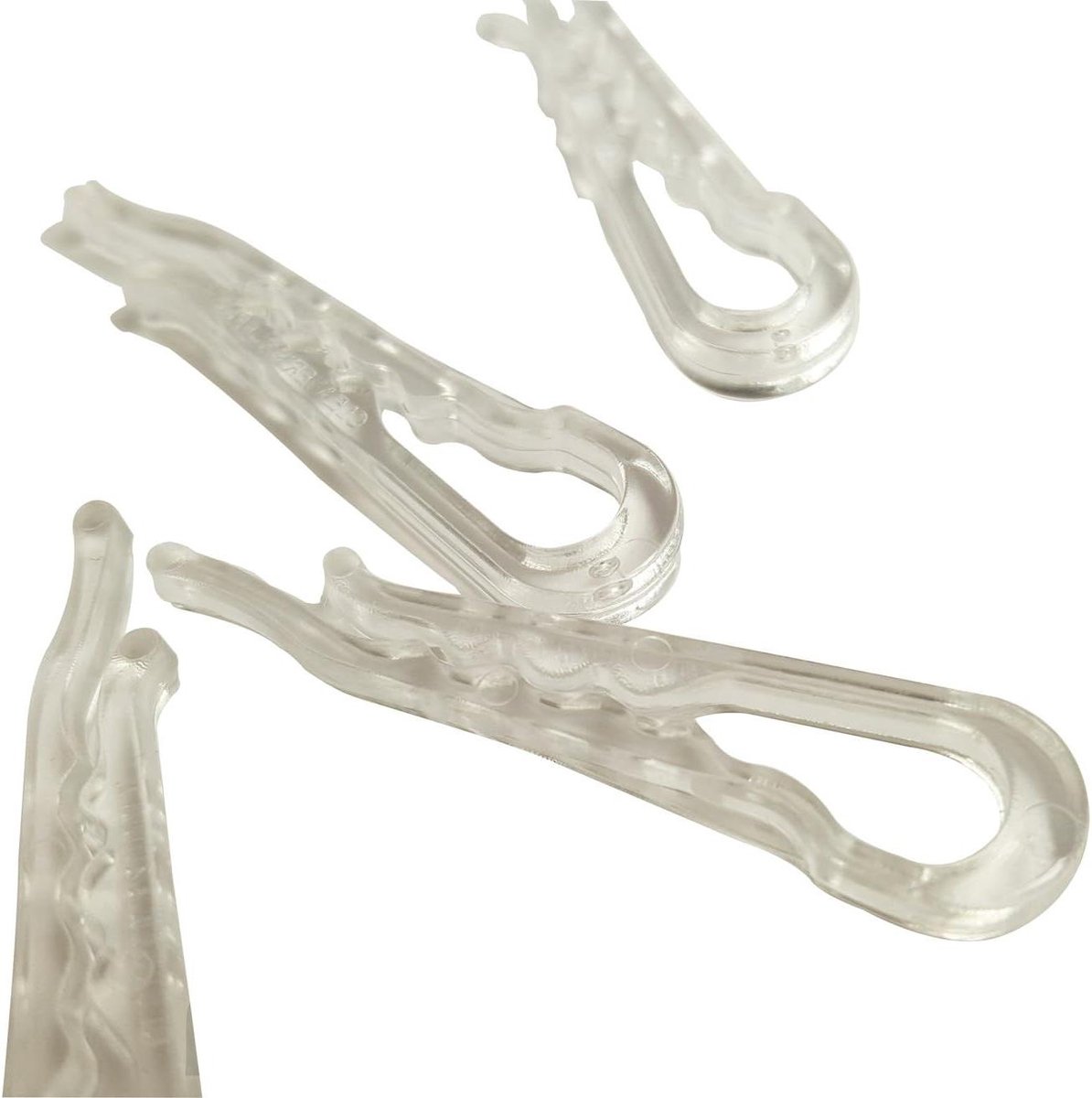 Alligator Klemmen - Kleding Clips - Kleding Organiseren - U-Vorm Ontwerp - 100 stuks - Helder