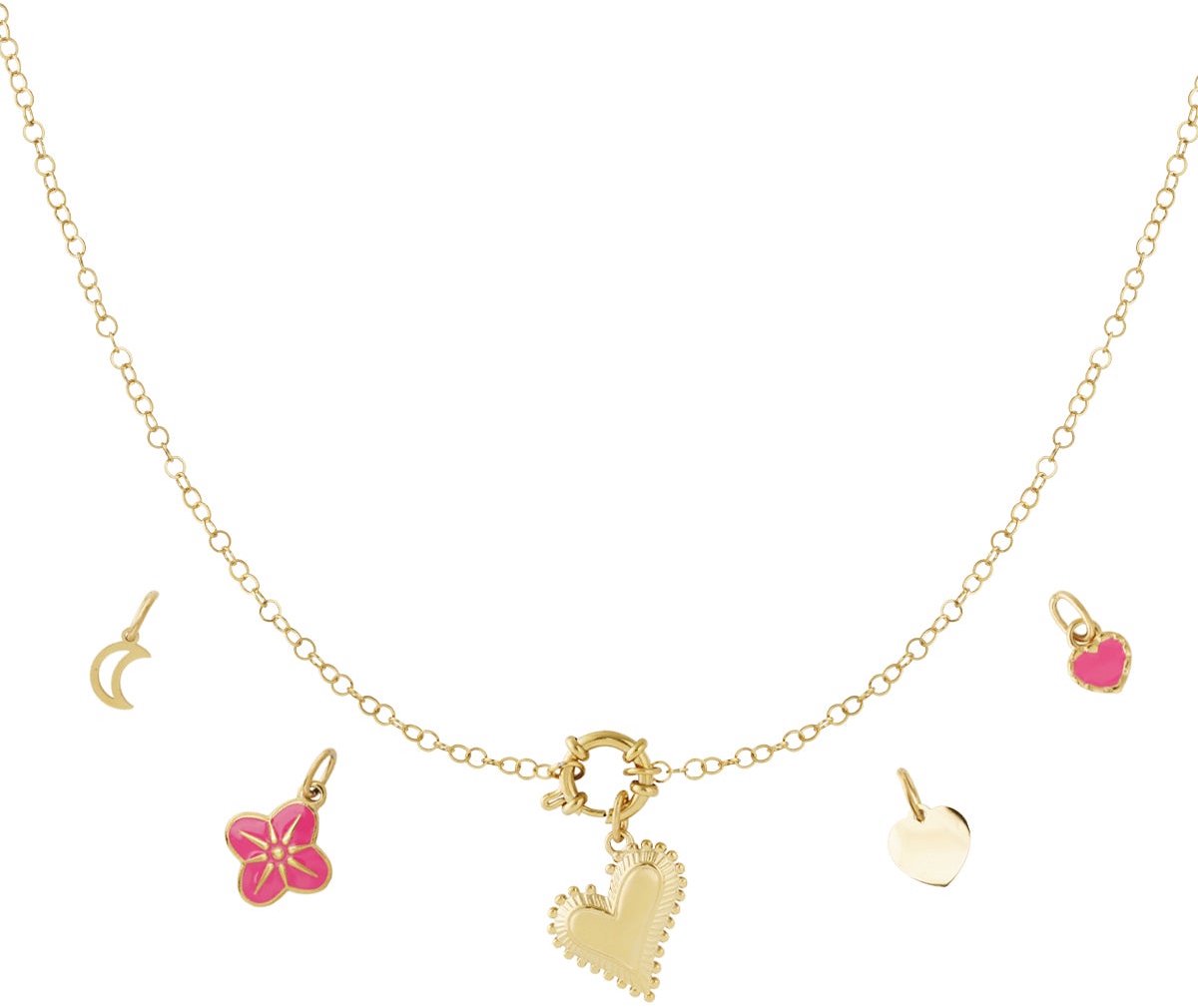 Chunky hart DIY ketting
