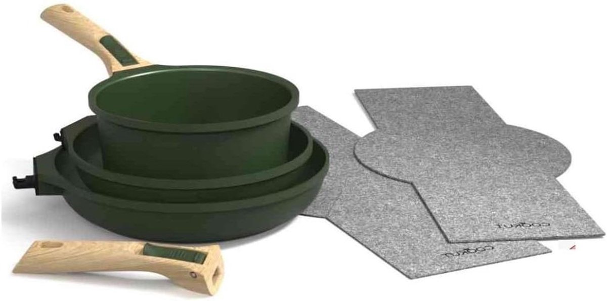 Cookut - The incredible pan set with removable handle - Boating