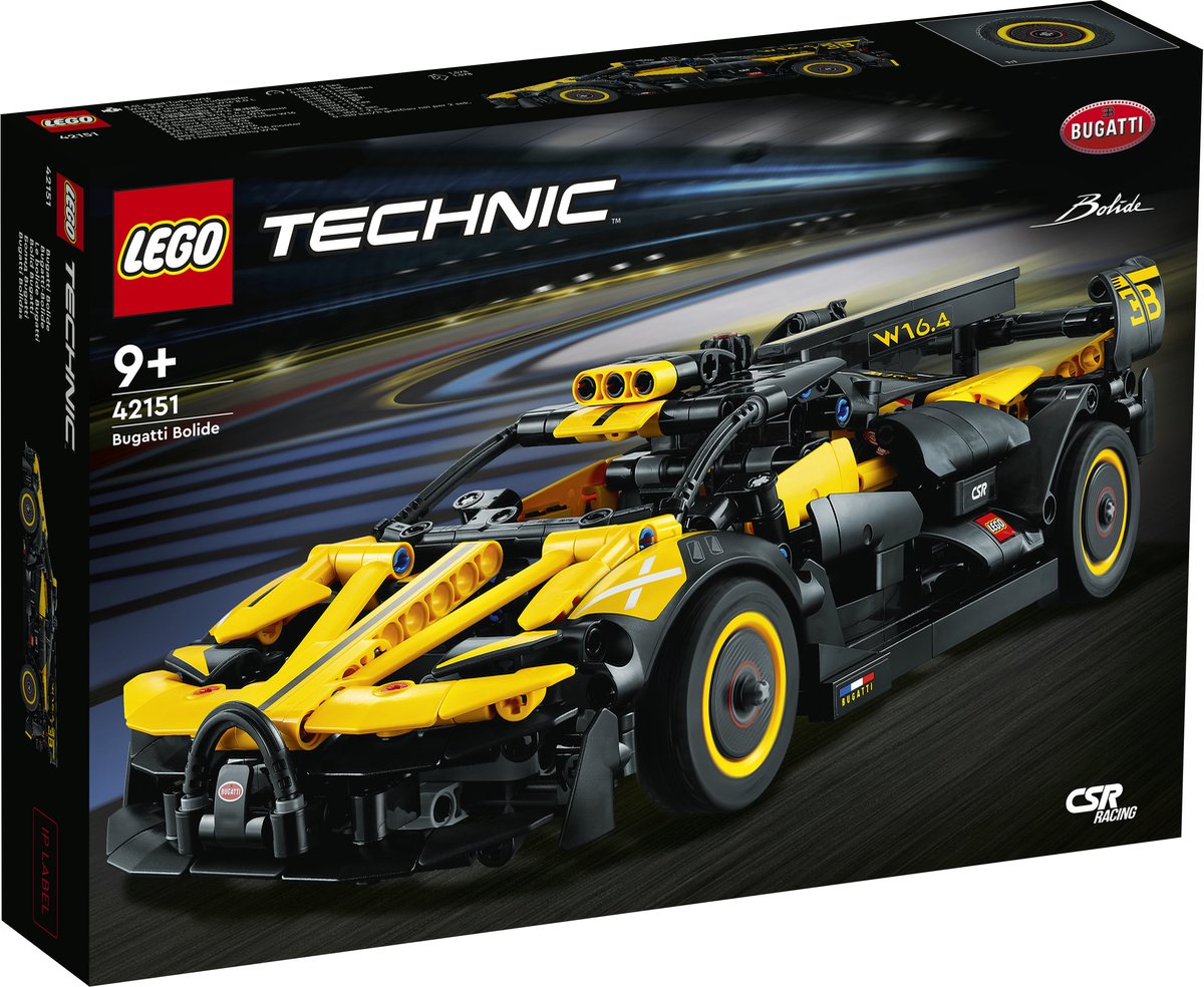 LEGO Technic Bugatti Bolide Sportwagen Modelauto Bouwpakket voor Kinderen - 42151 — afbeelding 19