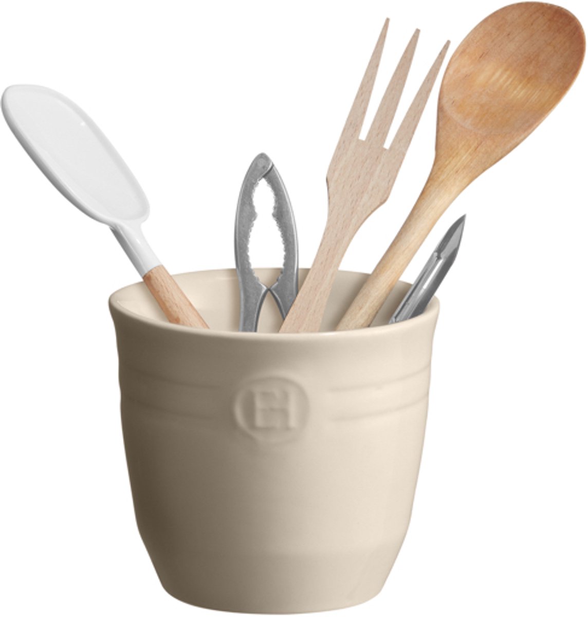 Emile Henry Pot voor keukengerei - 0.9Ltr - Argile