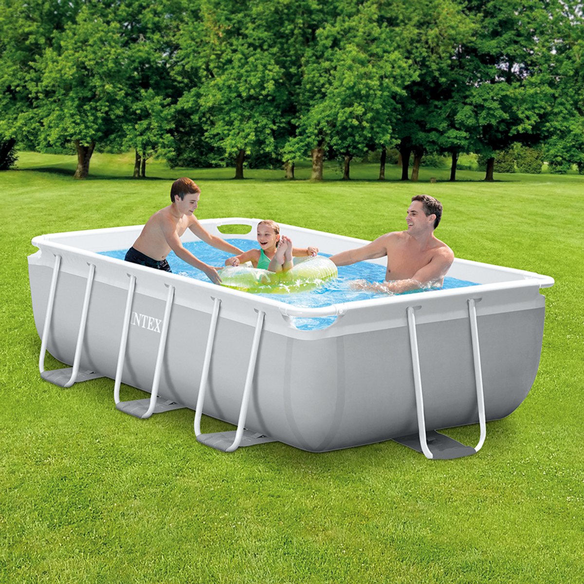 Intex Prism Frame Rechthoekig Opzetzwembad Set - 300 x 175 x 80 cm - Met filterpomp — afbeelding 12