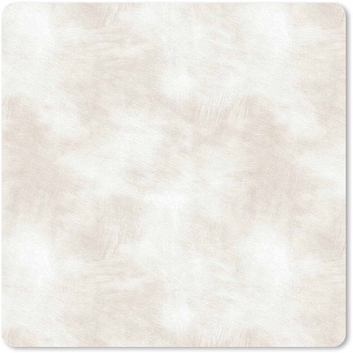 Muismat 20x20 cm - Mousepad Subtiel - Structuur - Beige - Muismatten