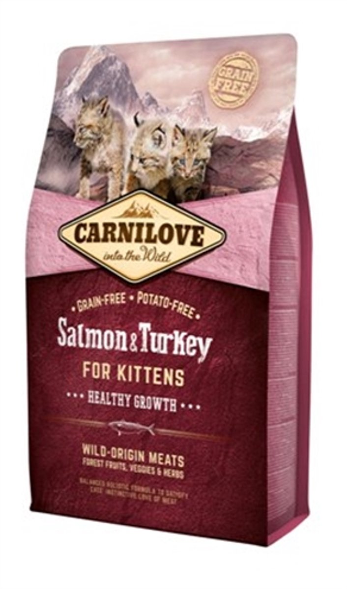 Carnilove Carnilove Zalm & Kalkoen Kittens 2kg