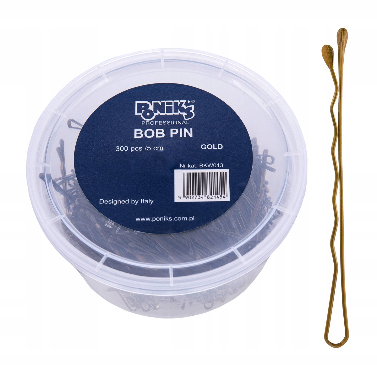 Ponik's Haarspelden Gouden Golvend - 300 stuks 5cm - Professionele Haaraccessoires