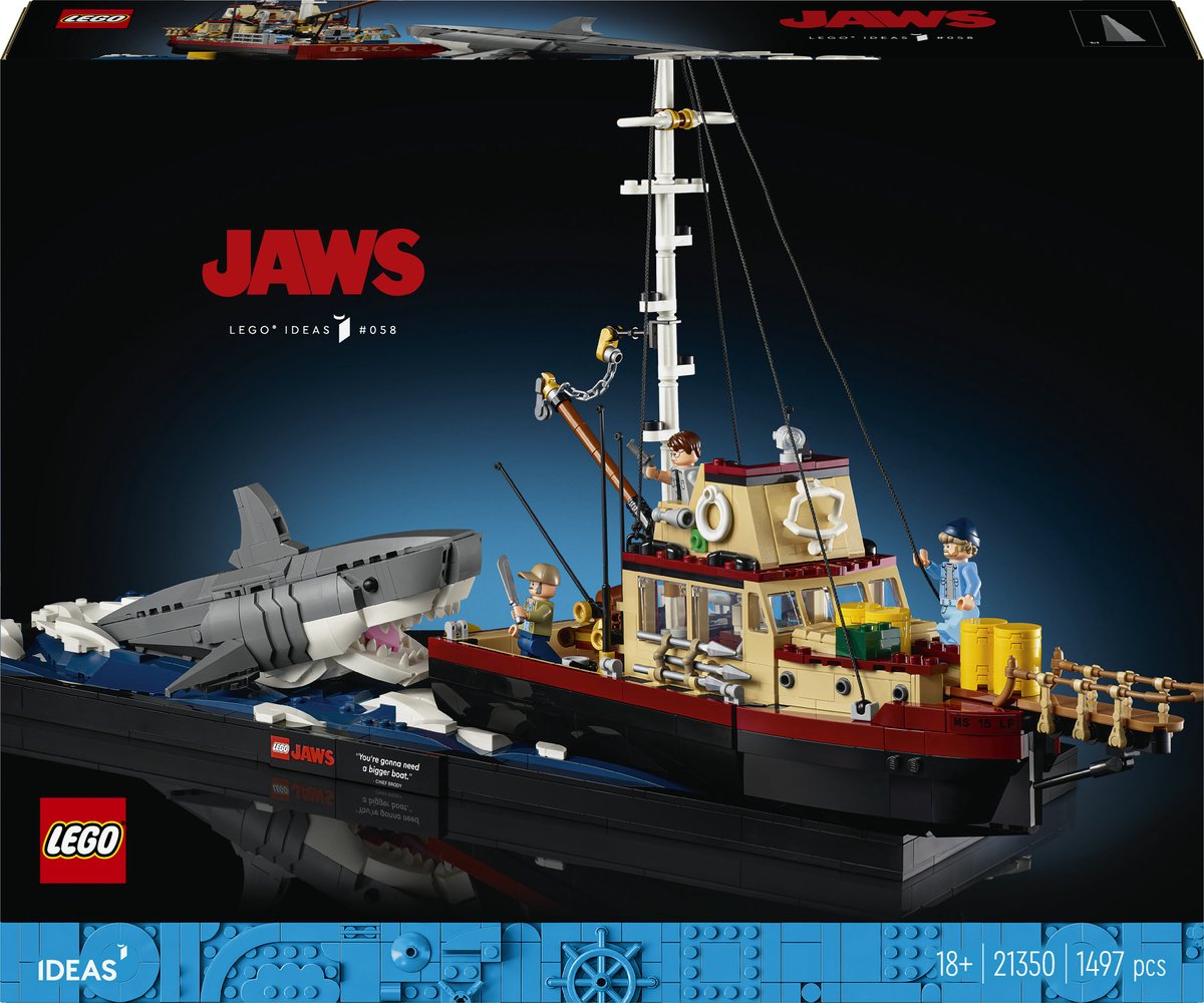LEGO Ideas - Jaws constructiespeelgoed 21350