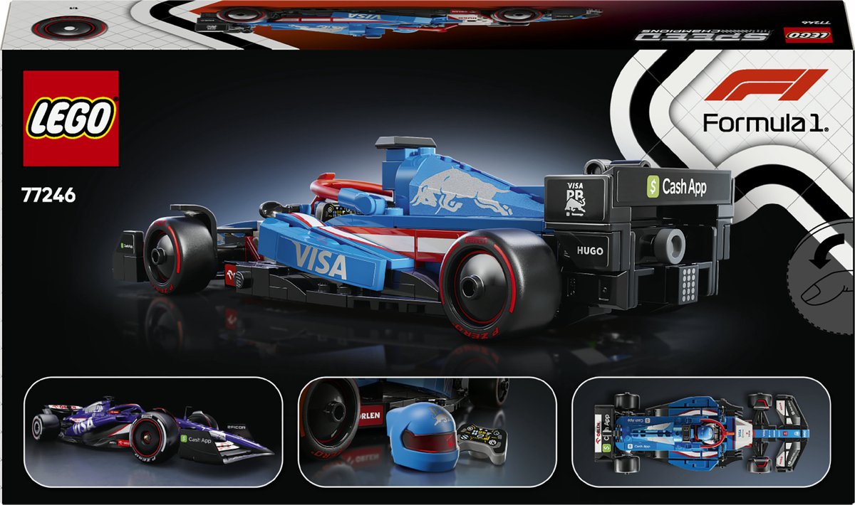 LEGO Speed Champions Visa Cash App RB VCARB 01 F1 racewagen Set - 77246 — afbeelding 12