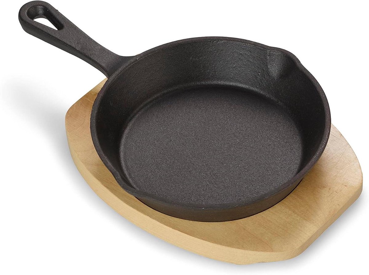Gietijzeren Pan Bbq - Gietijzeren Skillet - Grillplaat kookset