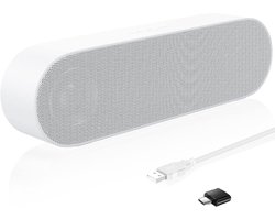 Soundbar Pc - Bekabelde en Draadloze Pc -Luidspreker - USB Mini Speaker - Muziek Streamen