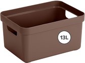 Sunware - Sigma home opbergbox 13L bruin