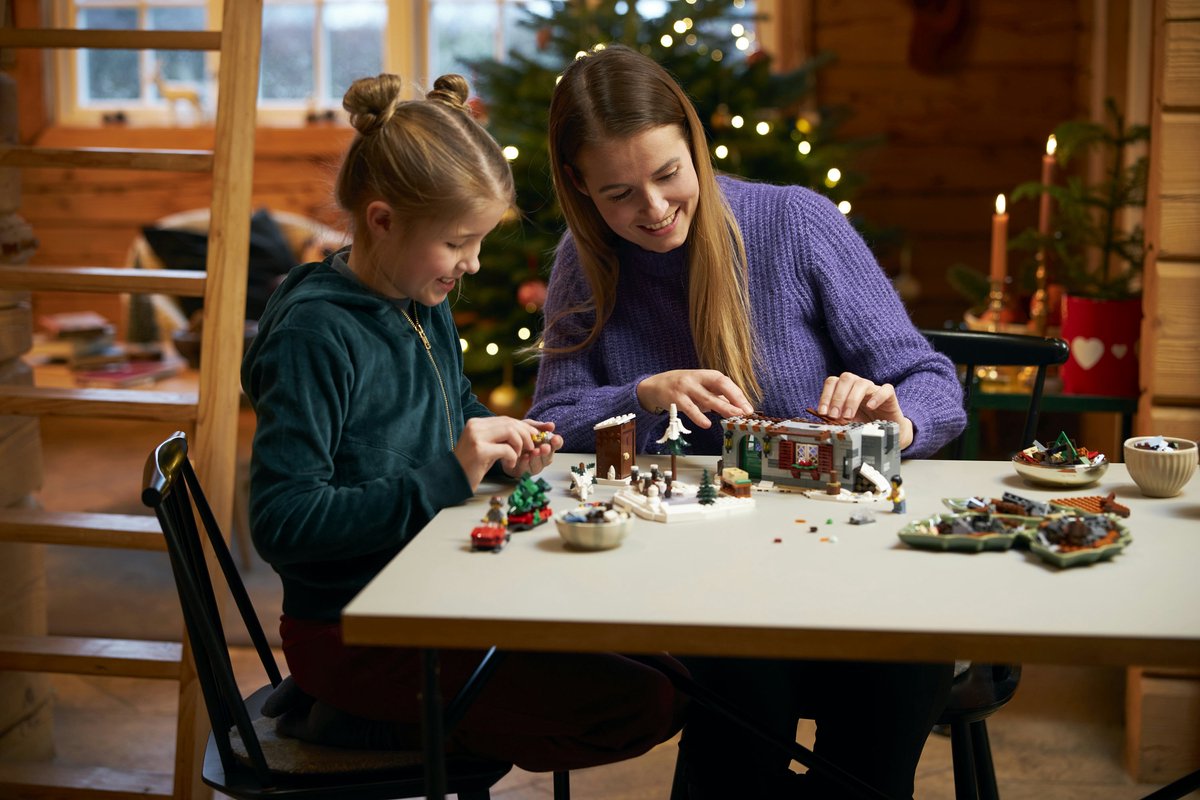 LEGO 10325 Icons Skihut Modelhuis Bouw en Decoratie Set — afbeelding 7