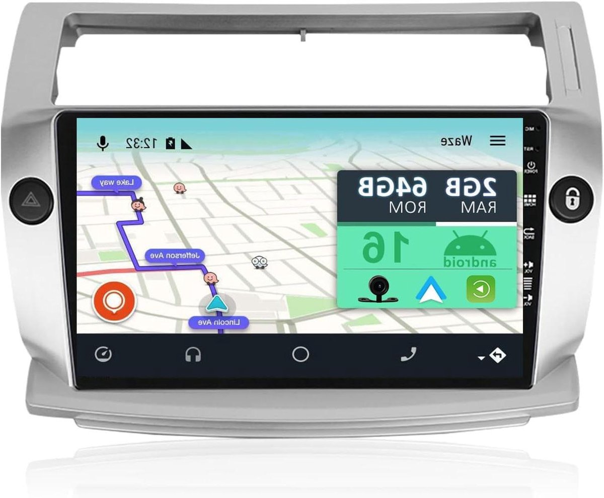 Autoradio Android - Auto Radio Navigatie - Navigatie Auto - 9 Inch Touchscreen - 2 Din - Zwart