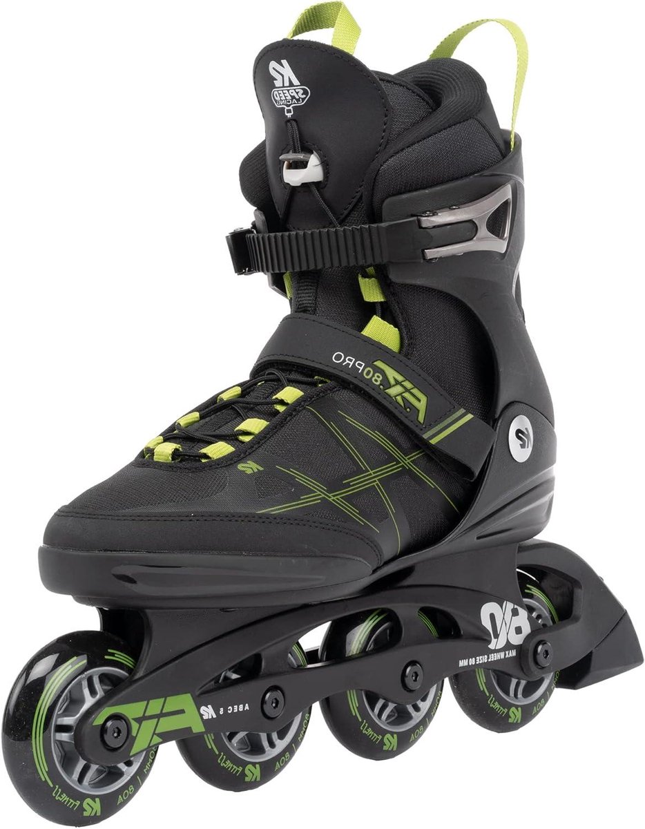 Inline skates - Skeelers Heren - Sportief Skaten - Originele Softboot - 47 EU - Zwart Olijf
