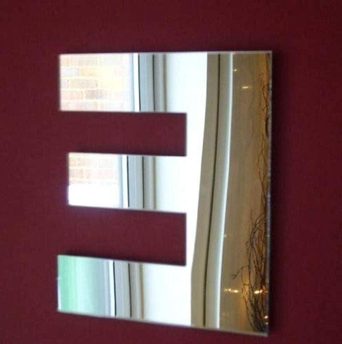 Letter Spiegel - Wandspiegel - Woondecoratie - Ouderwetse Stijl - 45cm - Zilver