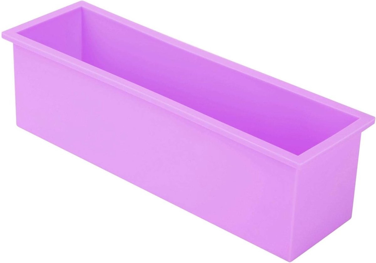 Siliconen Zeepvorm voor DIY Zeep Maken - Rechthoekige Mal 1200ML voor Thuisgebruik en Creatieve Projecten