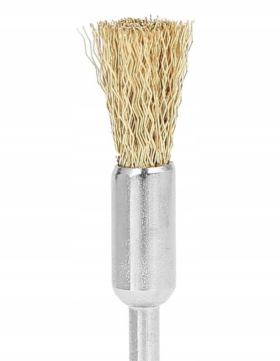 Frezarkowo - Koperen Borstel - Professioneel Frees bit - 10mm - Roestvrij Staal