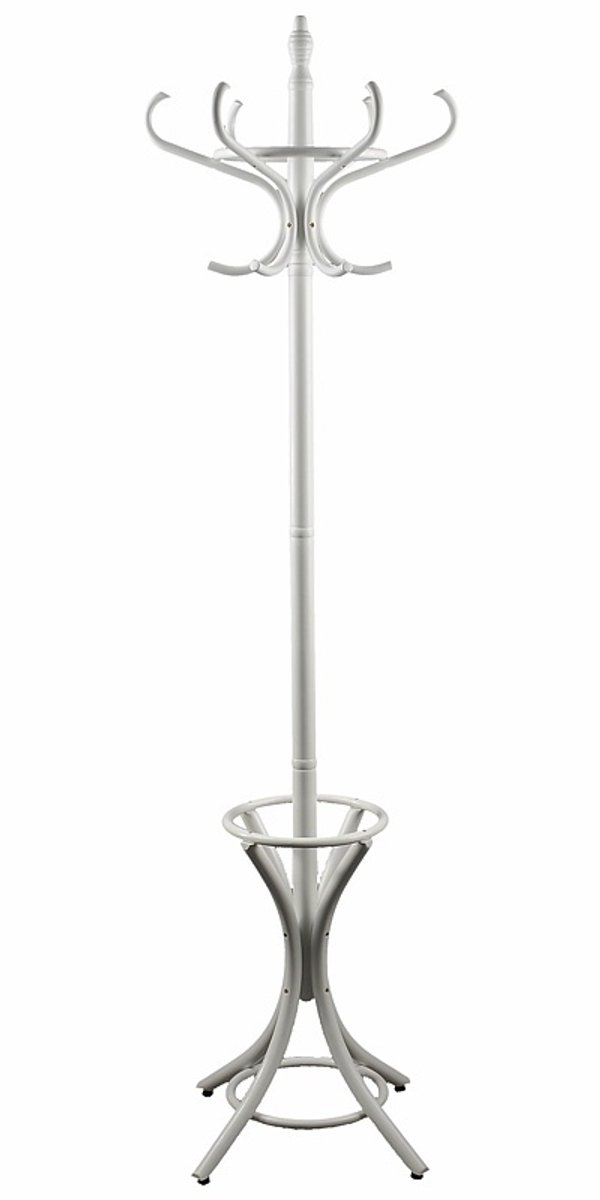 Stema WDR-1/WE Serie - Staande Kapstok - Wit - 184cm - Draaibare Kroon