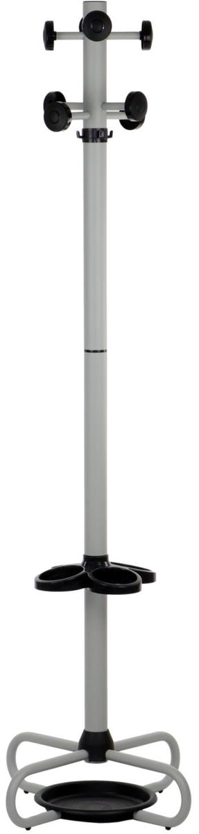 Stema WML-1 Serie - Staande Kapstok - Grijs - 173cm - Met Parapluhouder