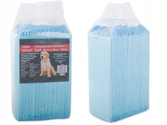Hondentoilet - Trainingspad - Zindelijk Maken - 60x90 cm - Blauw - 20 Stuks