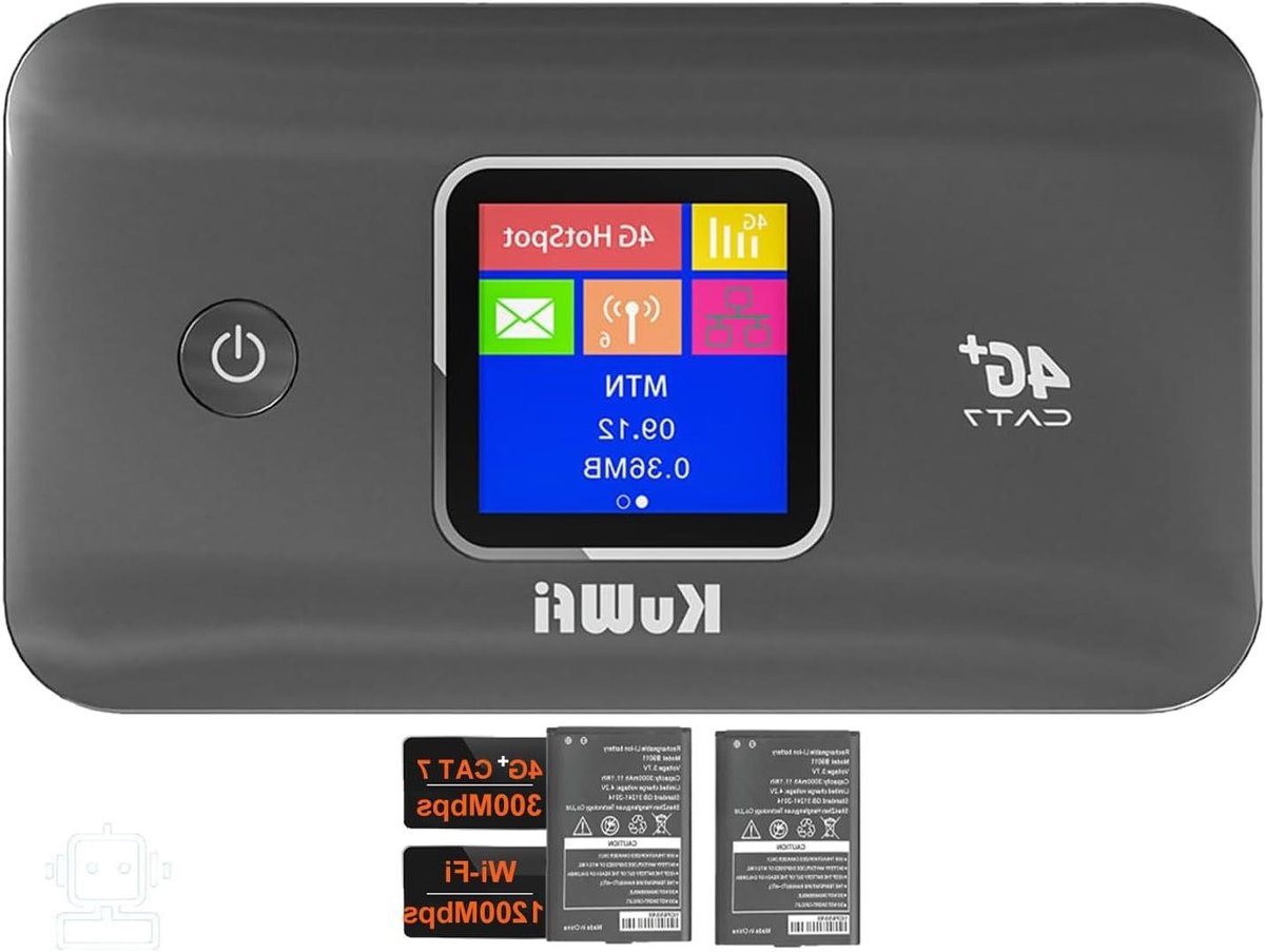 Draadloze 4G Router - Mobiele Hotspot Wifi Dongel - Internet Onderweg - CAT7 Snelheid 300 Mbps - Tot 10 Apparaten
